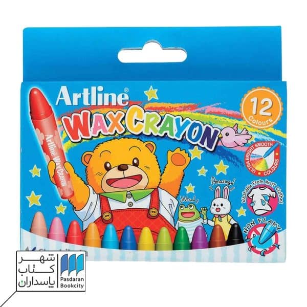 مداد شمعی ۱۲ رنگ