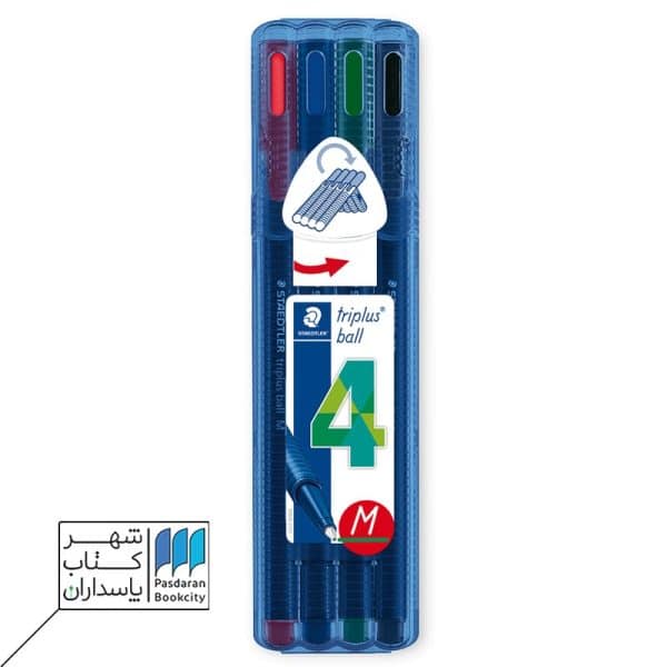 خودکار سه گوش نوک M بسته ۴ عددی