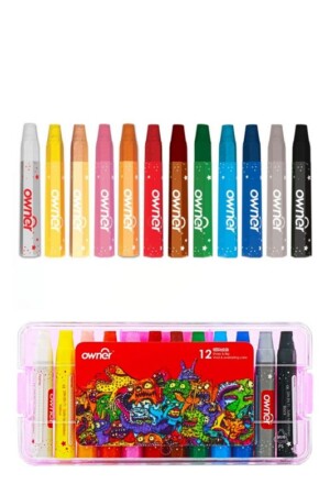 پاستل روغنی ۱۲ رنگ اونر