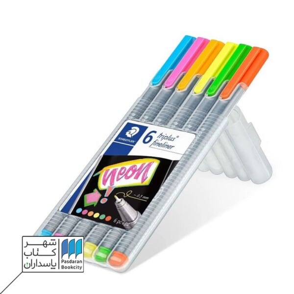 روان نویس نوک نمدی ۶ عددی نئون ۳۳۴