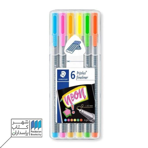 روان نویس نوک نمدی ۶ عددی نئون ۳۳۴