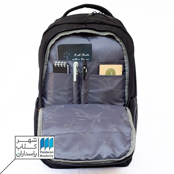 کوله پشتی سه زیپ مشکی فابر کاستل ۰۹۱۱۷۹