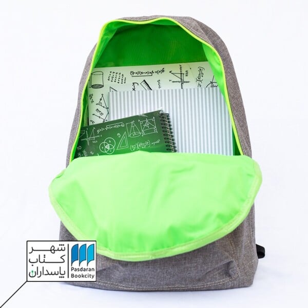 کوله پشتی تک زیپ کوچک طوسی زیپ سبز فابر کاستل ۷۰۵۰۰۱
