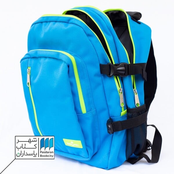 کوله پشتی دسته اسپرت آبی لاجوردی زیپ سبز فابر کاستل ۷۰۵۰۱۵