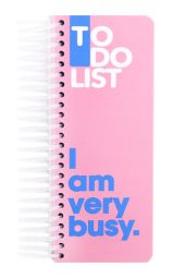 دفترچه یادداشت فنر بزرگ to do list pink