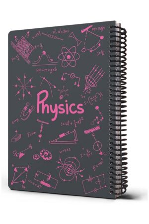 دفتر فرمول فیزیک طوسی صورتی ۱۰۰ برگ ۲۴*۱۷