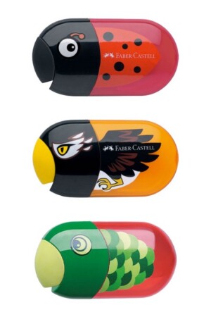 تراش و پاک کن بیضی دو سوراخ مخزن دار حیوانات ۱۸۳۵۲۶  فابر کاستل