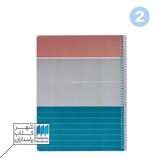 دفتر ۱۰۰ برگ رحلی سیمی با پرفراژ مونو ۲۹*۲۲ ۱۲۲۹