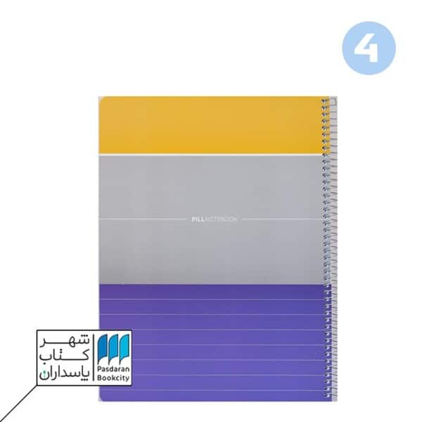 دفتر ۱۰۰ برگ رحلی سیمی با پرفراژ مونو ۲۹*۲۲ ۱۲۲۹