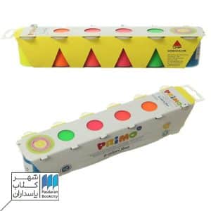 گواش آماده ۲۵ میل فلورسنت بسته بندی مقوایی ۶ رنگ