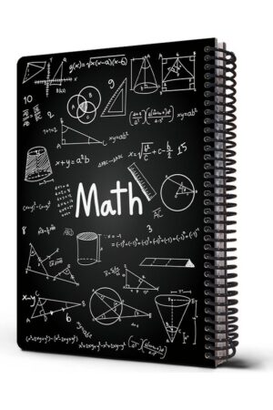 دفتر فرمول ریاضی رحلی ۲۹×۲۱ مشکی دات نوت