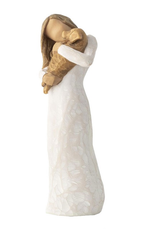 مجسمه ویلوتری adorable you golden dog willow tree ۲۸۰۳۹