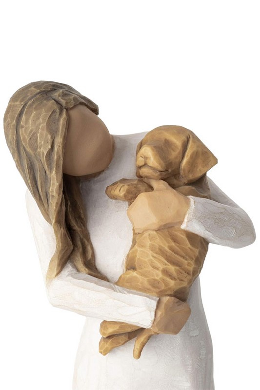 مجسمه ویلوتری adorable you golden dog willow tree ۲۸۰۳۹