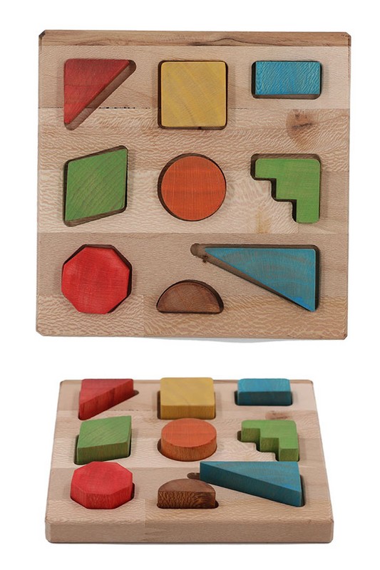 صفحه اشکال چوبی ۱۰ قطعه