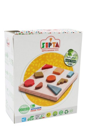 صفحه اشکال چوبی ۱۰ قطعه