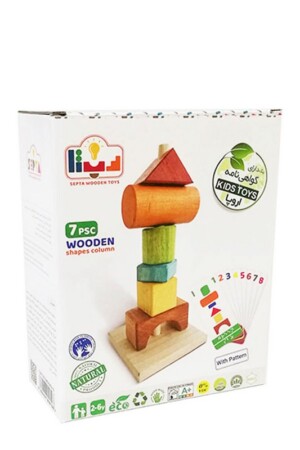 ستون اشکال چوبی