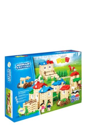 کلبه جنگلی ۲۵۲ قطعه با ۴ عروسک