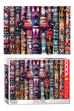 پازل Canadian Totem poles ۶۰۰۰ ۵۳۴۹ ۱۰۰۰pcs