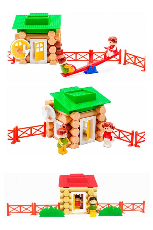 کلبه جنگلی ۴۵ قطعه ۲ عروسک ۱۰۱۰