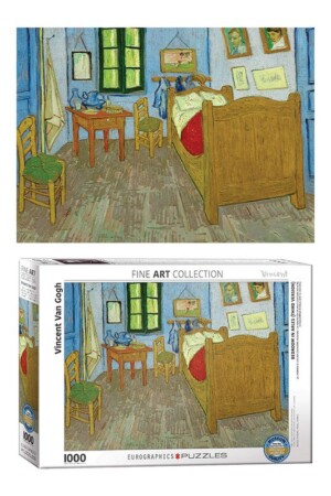 پازل Bedroom in Arles ۶۰۰۰ ۰۸۳۸ ۱۰۰۰ pcs