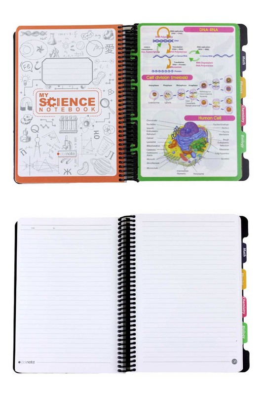 دفتر رحلی ۱۶۰ PP My Science بنفش