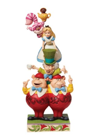 مجسمه we re all mad here ici tout le monde Alice stacked ۶۰۰۸۹۹۷