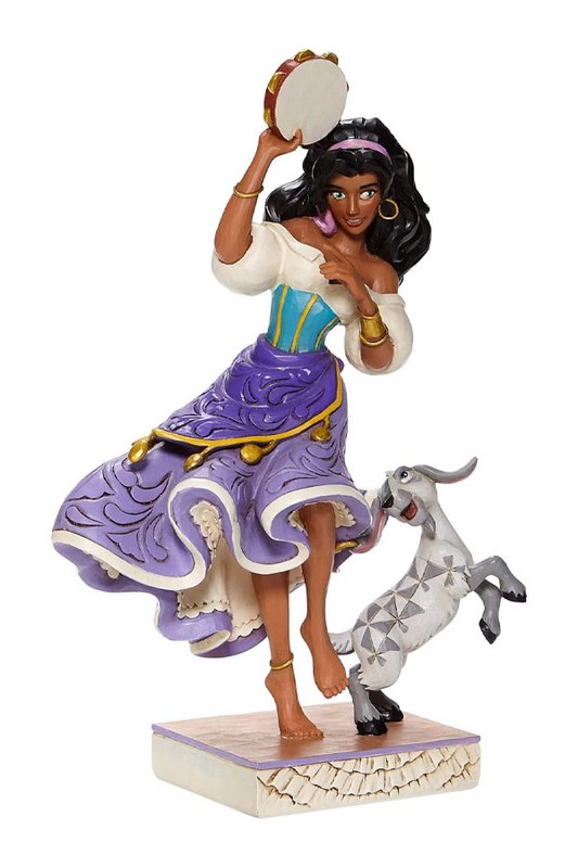 مجسمه  esmeraldaTwirling tambourine player joueuse ۶۰۰۸۰۷۱