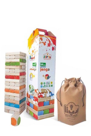 جنگا ۵۴ قطعه رنگی