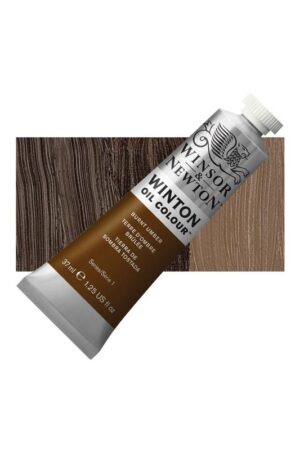 رنگ روغن وینتون ۳۷ میل Burnt Umber winsor ۳ ۱۴۱۴۰۷۶