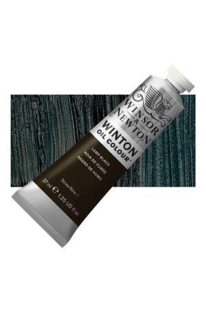 رنگ روغن وینتون ۳۷ میل Lamp Black winsor ۲۵ ۱۴۱۴۳۳۷