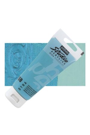 رنگ اکریلیک ۱۰۰میل dyna کد ۳۵۸  iridescent green blue