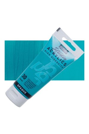 رنگ اکریلیک ۱۰۰ میل opaque کد ۰۳۰ turquoise blue