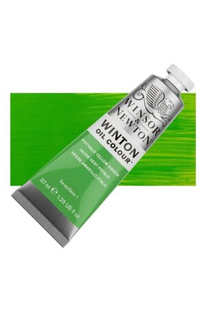 رنگ روغن وینتون ۳۷ میل phthalo yellow green winsor ۱۴۱۴۴۰۳