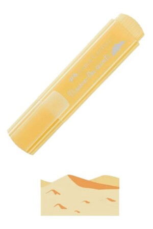 هایلایتر ۴۶ زرد پاستلی طرح کشور ها فابرکاستل faber castell