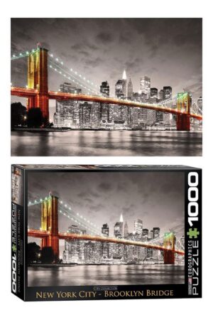 پازل new york city brooklyn bridge ۶۰۰۰ ۰۶۶۲ ۱۰۰۰pcs