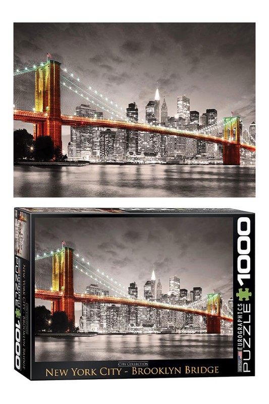 پازل new york city brooklyn bridge ۶۰۰۰ ۰۶۶۲ ۱۰۰۰pcs