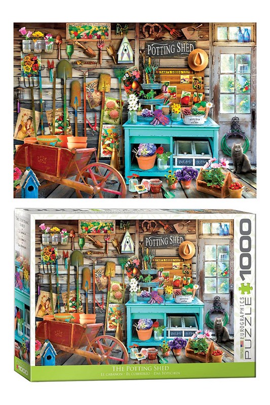 پازل the potting shed ۶۰۰۰ ۵۳۴۶ ۱۰۰۰pcs