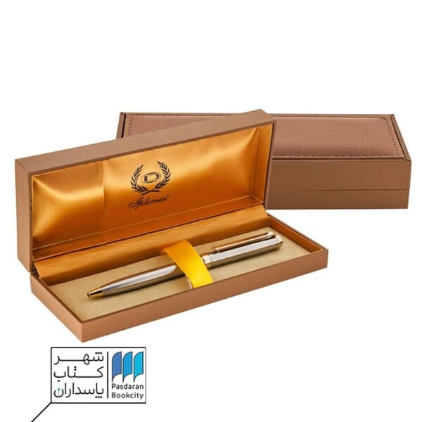 خودکار ایپلمات لرد تمام استیل گیره زرد diplomat