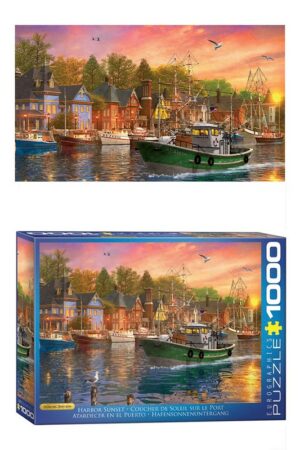 پازل sunset harbor ۶۰۰۰ ۰۹۶۹ ۱۰۰۰pcs