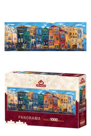 پازل the colorful town ۵۳۵۰ ۱۰۰۰pcs