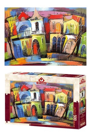 پازل the fairytale houses ۵۰۹۳ ۵۰۰pcs