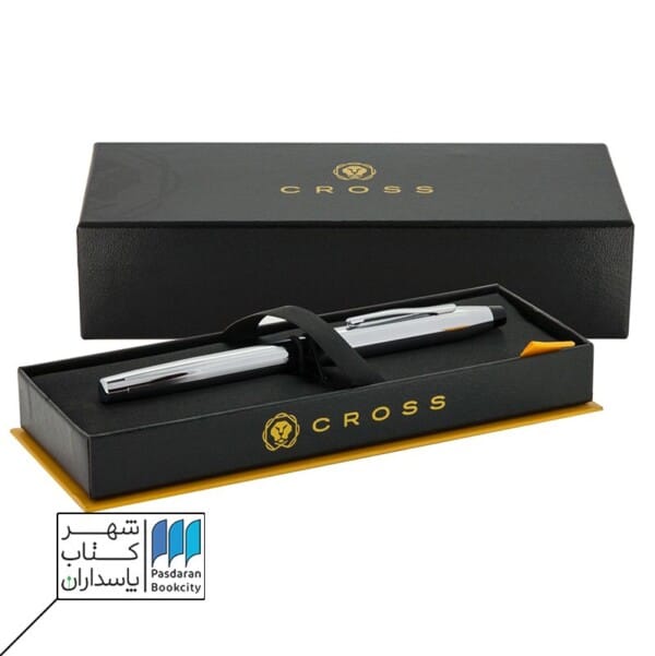 خودنویس سنتری ۲ استیل گیره سفید ۳۵۰۹ cross