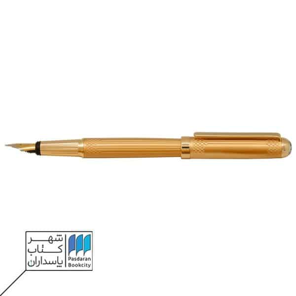 خودنویس لرد Lord نیمه استیل گیره زرد دیپلمات