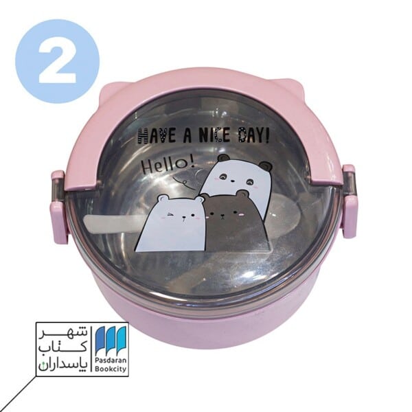 ظرف غذا طرح گربه در شیشه ای