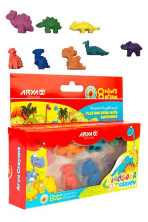 پاستل دایناسوری ۸ رنگ ۲۰۵۷