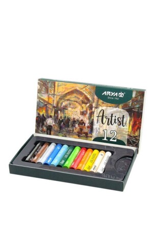 پاستل ۱۲ رنگ آریا آرتیست ۲۶۰۱