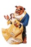 مجسمه Belle and best figurine ۶۰۰۶۲۷۷ دیو و دلبر دیزنی disney