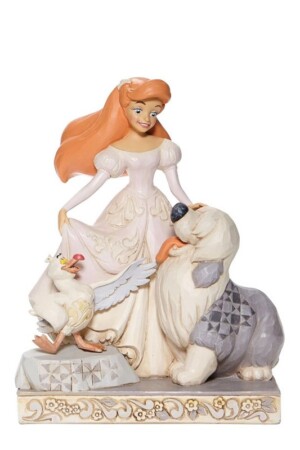 مجسمه White Woodland Ariel Spirited siren ۶۰۰۸۰۶۶ دیزنی disney
