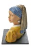 مجسمه Vermeer the girl with the pearl earring VER۰۱ دختری با گوشواره های مروارید