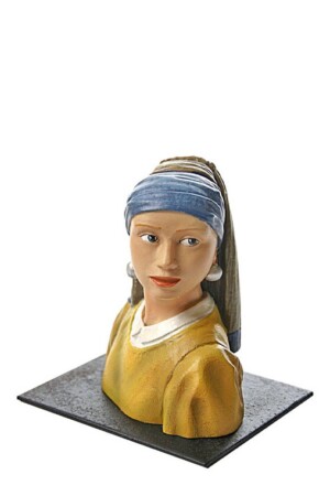 مجسمه Vermeer the girl with the pearl earring VER۰۱ دختری با گوشواره های مروارید